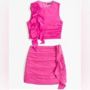 Abercrombie & Fitch Rosette Ruffle Set